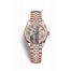 Rolex Datejust 28 Everose gold 279135RBR Diamond-paved Dial