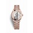 Rolex Datejust 28 Everose gold 279165 White Dial