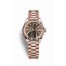Rolex Datejust 28 Everose gold 279175 Chocolate Dial