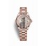 Rolex Datejust 28 Everose gold 279175 Sundust Dial