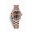 Rolex Datejust 28 Everose gold 279175 Chocolate Dial
