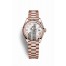 Rolex Datejust 28 Everose gold 279175 White Dial