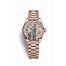 Rolex Datejust 28 Everose gold 279175 Diamond-paved Dial