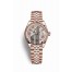 Rolex Datejust 28 Everose gold 279175 Diamond-paved Dial