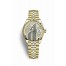 Rolex Datejust 28 yellow gold 279178 Silver Dial