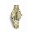 Rolex Datejust 28 yellow gold 279178 Champagne-colour set diamonds Dial