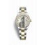 Rolex Datejust 28 Yellow Rolesor Oystersteel yellow gold 279383RBR Silver set diamonds Dial