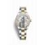 Rolex Datejust 28 Yellow Rolesor Oystersteel yellow gold 279383RBR White mother-of-pearl set diamonds Dial
