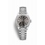 Rolex Datejust 28 White Rolesor Oystersteel white gold 279384RBR Dark grey Dial