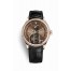 Rolex Cellini Dual Time Everose gold 50525 Brown guilloche Dial