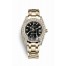 Rolex Pearlmaster 34 mm yellow gold lugs set diamonds 81158