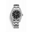 Rolex Pearlmaster 34 white gold lugs set diamonds 81159 Black Dial