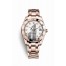 Rolex Pearlmaster 34 Everose gold 81315 White set diamonds Dial