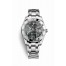 Rolex Pearlmaster 34 white gold 81319 Dark rhodium raised floral motif Dial
