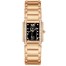 Fake Patek Philippe Black Dial 18kt Rose Gold Diamond Ladies Watch 4908-11R-001