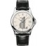 Fake Patek Philippe Calatrava Mechanical Ivory Dial Leather Men's Watch 5227G-001