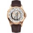 Fake Patek Philippe Complications Mechanical Silver Dial Leather Men's Watch 5130R-018