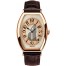 Fake Patek Philippe Gondolo Silver Brown Dial 18kt Rose Gold Brown Leather Men's Watch 5098R