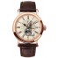 Fake Patek Philippe Perpetual Calendar 18kt Rose Gold Brown Leather Men's Watch 5159R-001